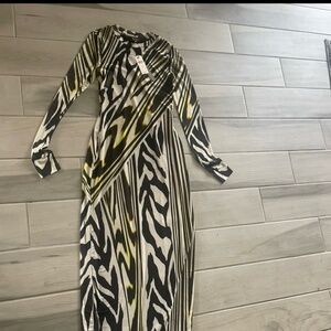 NWT AFRM Long Sleeve Gauzy Mesh Dress -XS